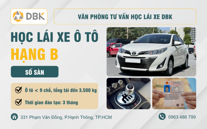 Ô tô hạng B số sàn