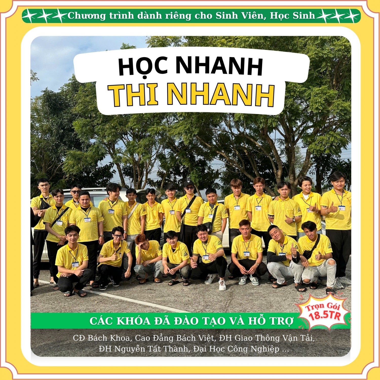 Ưu đãi học lái xe ô tô dành cho sinh viên 2k7 tại Trung tâm DBK