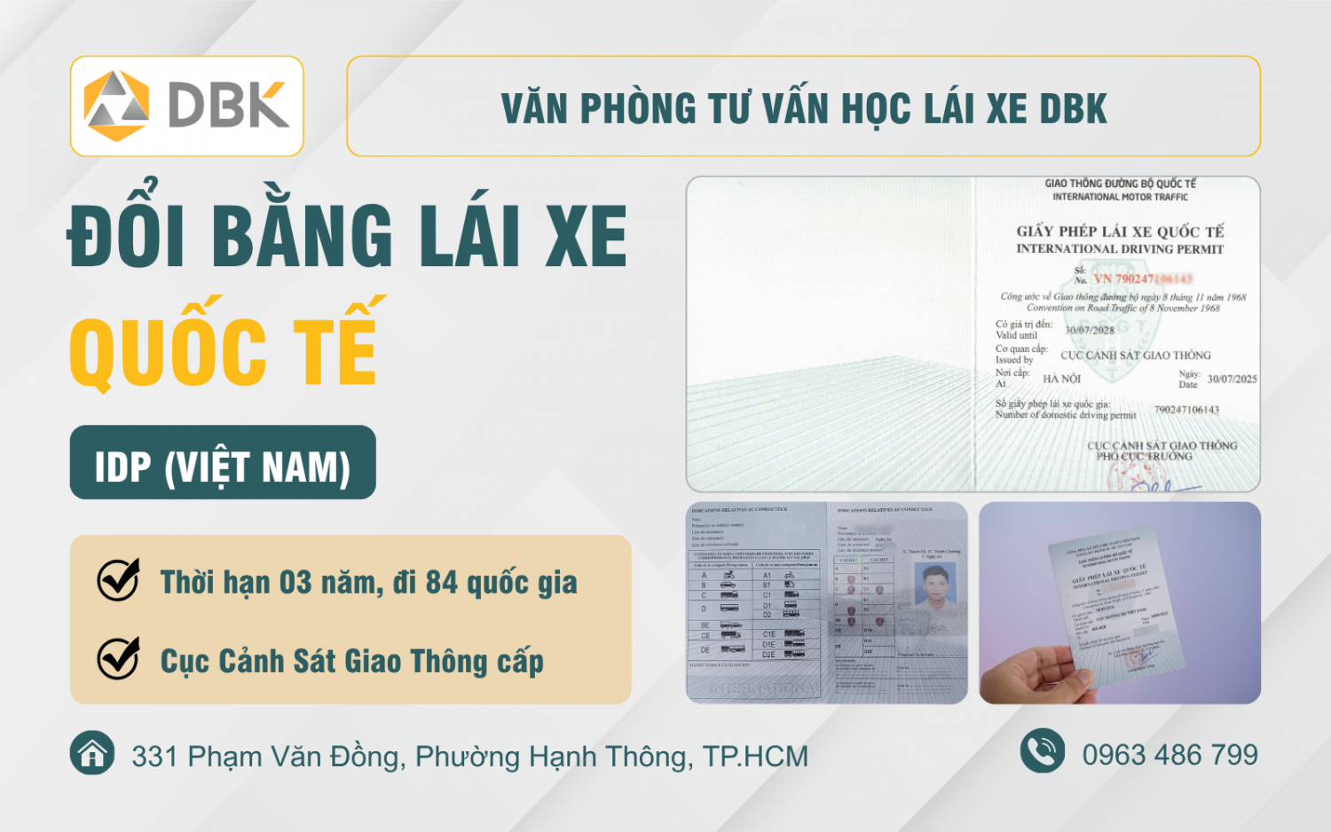 Đổi bằng lái xe quốc tế IDP